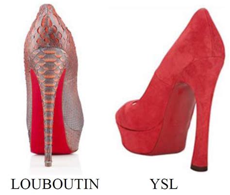 ysl red sole|louboutin red sole shoes.